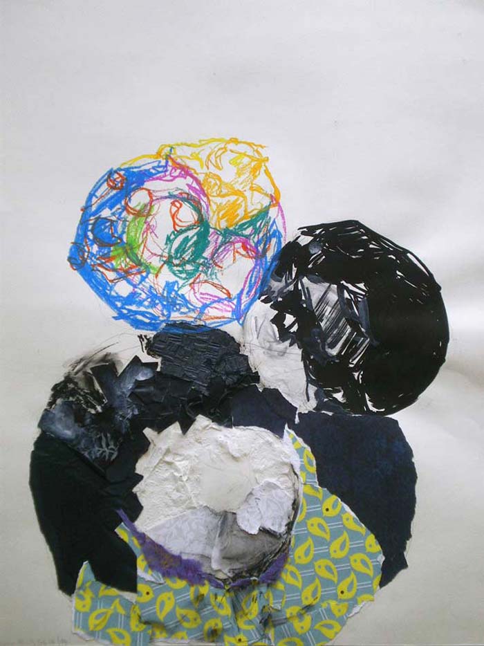 Zeichnungen von meinem Pappmacheball