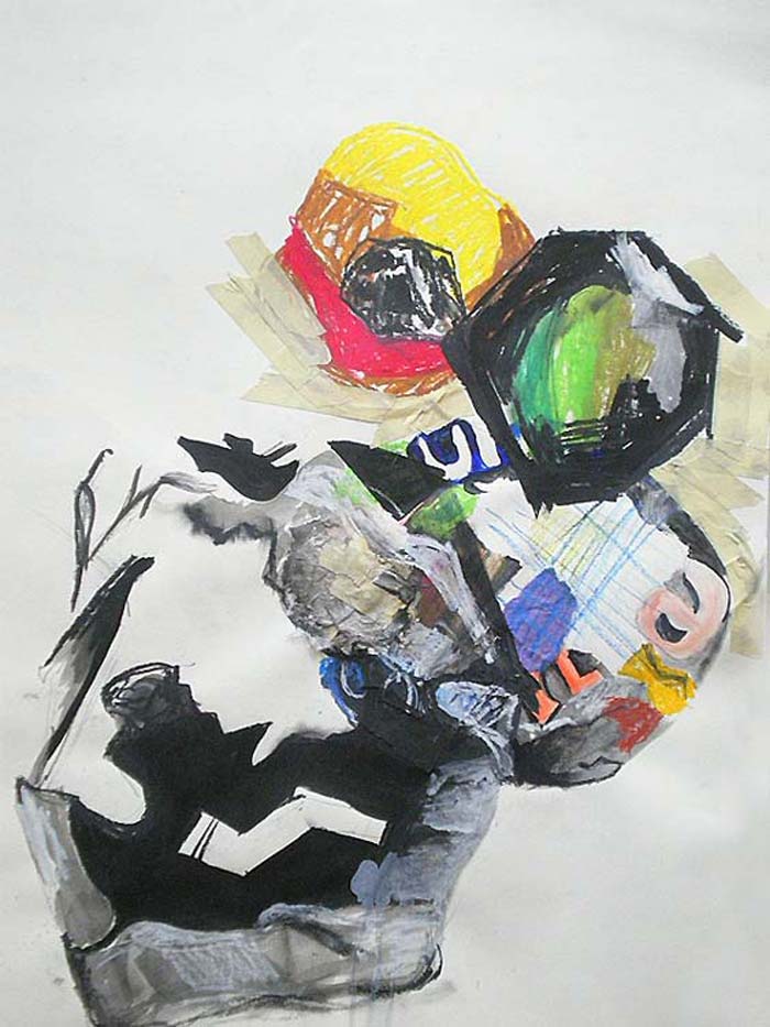 Zeichnungen von meinem Pappmacheball