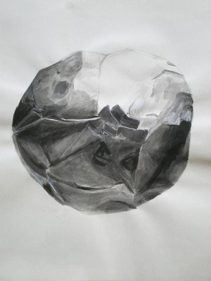 Zeichnungen von meinem Pappmacheball