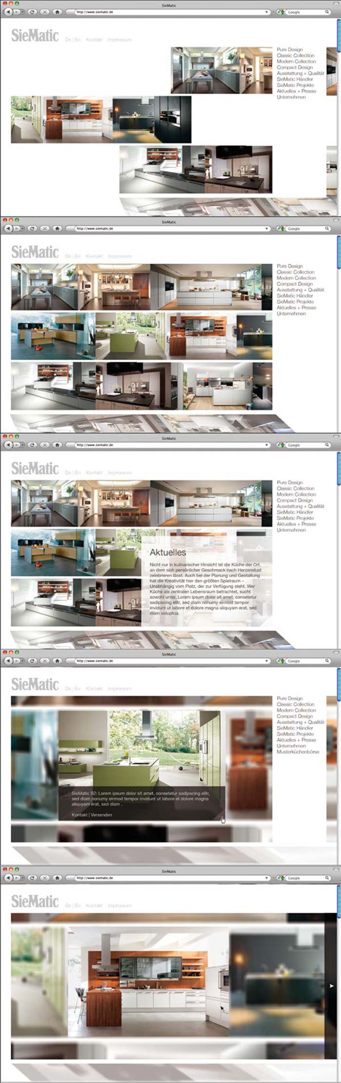 Webentwuerfe SieMatic